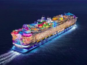 Icon of The Seas, maior navio de cruzeiro do mundo, fará sua viagem inaugural partindo de Miami