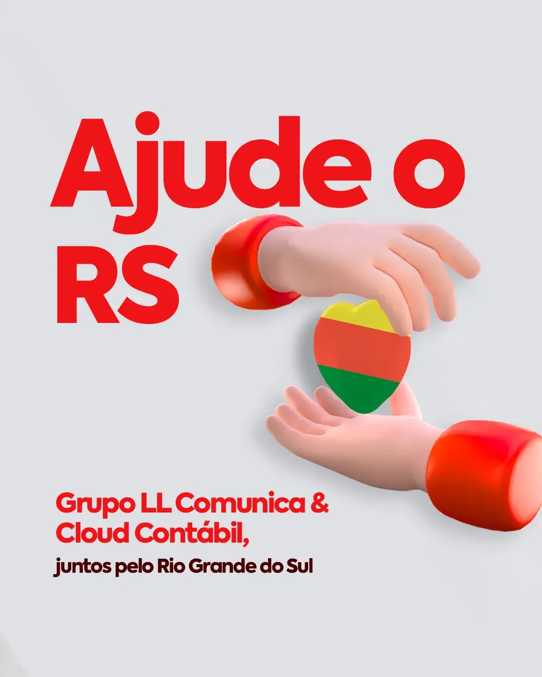 RIO GRANDE DO SUL: Grupo LL Comunica e Cloud Contábil promovem campanha de arrecadação de doações em BH
